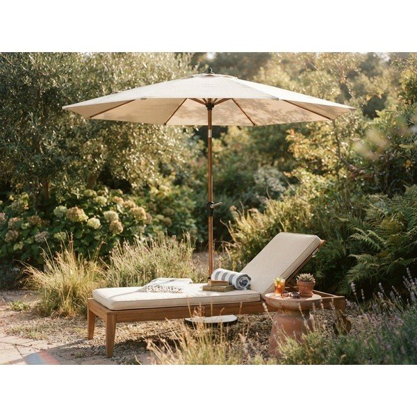 Smėlio spalvos skėtis nuo saulės ø 300 cm Palinuro – Bizzotto-image-1