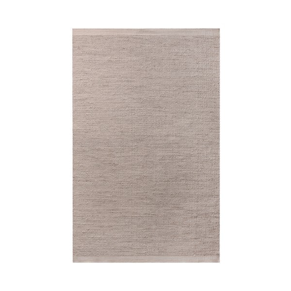 Iš vilnos kilimas smėlio spalvos 160x230 cm Una – House Nordic