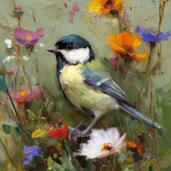Spausdintas paveikslas tapyba ant drobės 32x32 cm Yellow Parus – Styler
