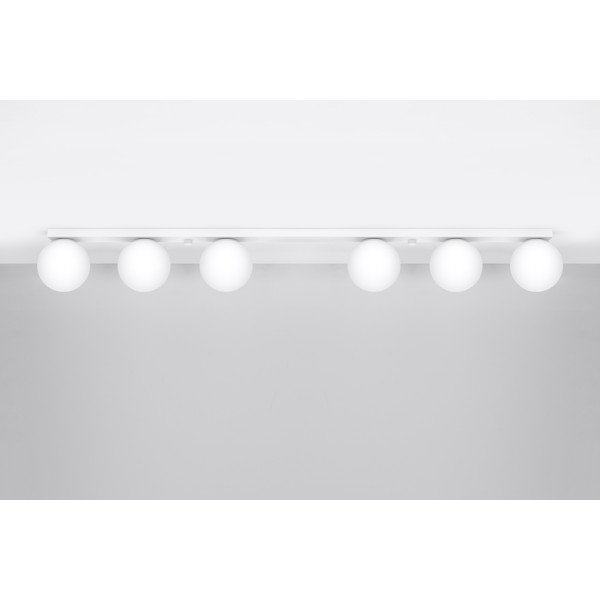 Baltos spalvos lubinis šviestuvas ø 12 cm su stiklo gaubtu Umerta – Sollux-image-3