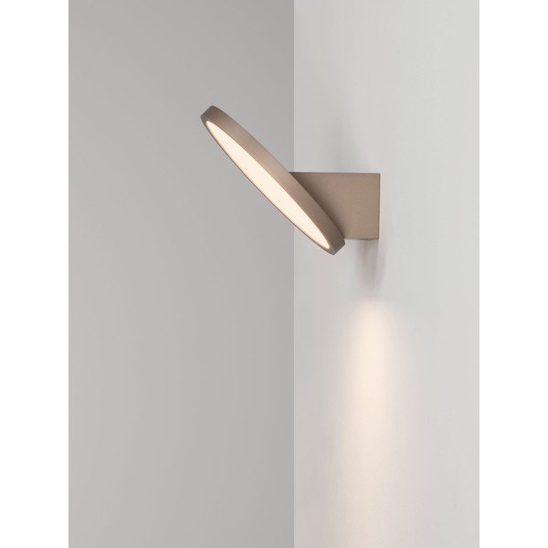 Matinės auksinės spalvos iš aliuminio sieninė lempa LED su pritemdymo funkcija Vea – Nova Luce-image-2
