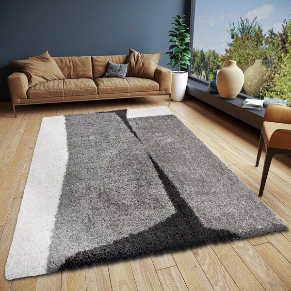Kilimas pilkos spalvos 200x290 cm – Elle Decoration-image-1