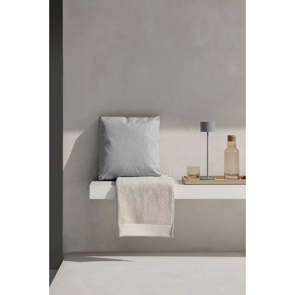 Kreminės spalvos iš frote audinio iš organiškos medvilnės rankšluosčiai 2 vnt. 30x50 cm Riva – Blomus-image-1