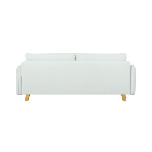 "Kooko Home Bebop" pilkos ir baltos spalvų trijų vietų sofa-image-2
