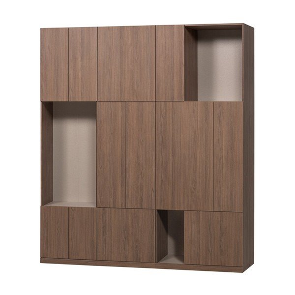 Tamsios natūralios spalvos modulinė spinta 188x215 cm Build – WOOOD-image-3