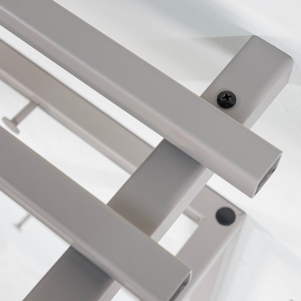 Taupe spalvos iš metalo sieninė lentyna su lentyna 76 cm Rizzoli – Spinder Design-image-1
