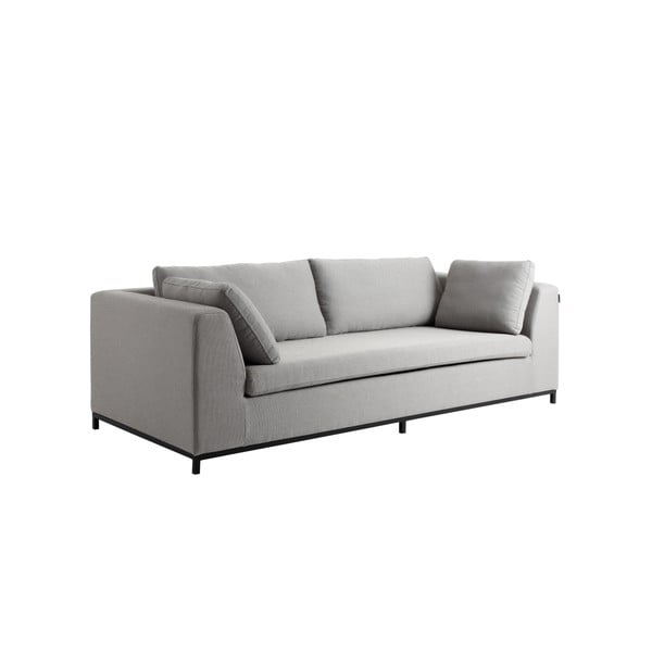 "Custom Form Ambient" pilkos spalvos trivietė sofa-lova