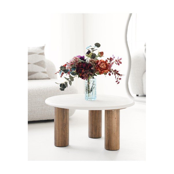 Pilkos spalvos iš stiklo  vaza (aukštis 20 cm) – House Nordic-image-1