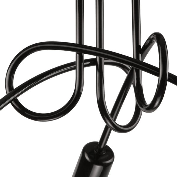 Lubinis šviestuvas juodos spalvos be lempų gaubtu 36x36 cm Camilla – LAMKUR-image-3