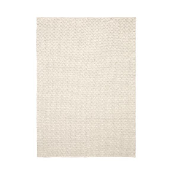 Rankų darbo kreminės spalvos iš medvilnės mišinio kilimas 160x230 cm Mascarell – Kave Home