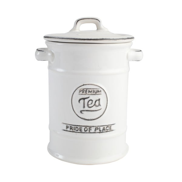 Balta keraminė arbatos dėžutė T&G Woodware Pride of Place