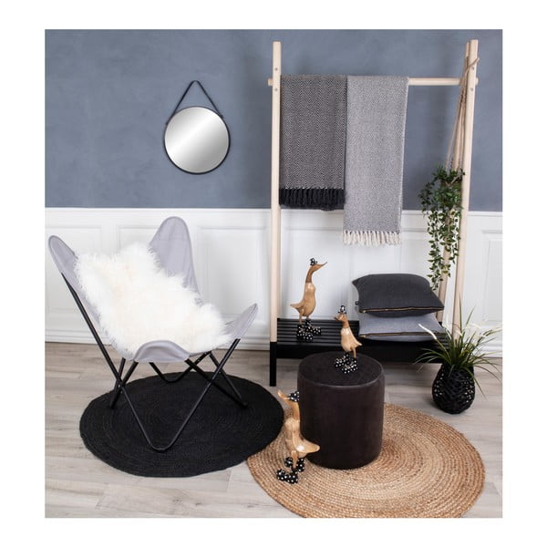 Sieninis veidrodis ø 38 cm Trapani – House Nordic-image-1