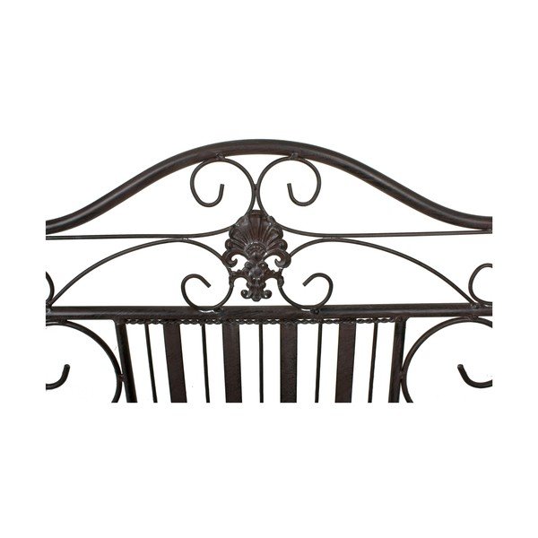 Juodas metalinis sodo suolas Mangan - Garden Pleasure-image-3