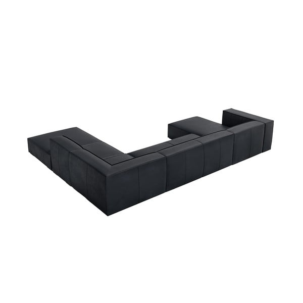 Iš odos kampinė sofa tamsiai mėlynos spalvos (su dešiniuoju kampu) Madame – Windsor & Co Sofas-image-3