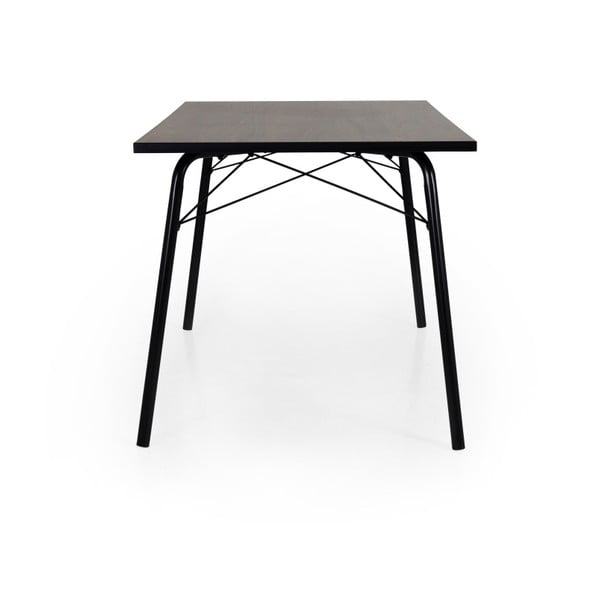 Tamsiai rudas valgomojo stalas "Tenzo Daxx", 80 x 140 cm