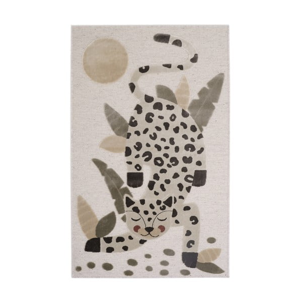 Vaikiškas kilimas smėlio spalvos 80x125 cm Little Jaguar – Nattiot