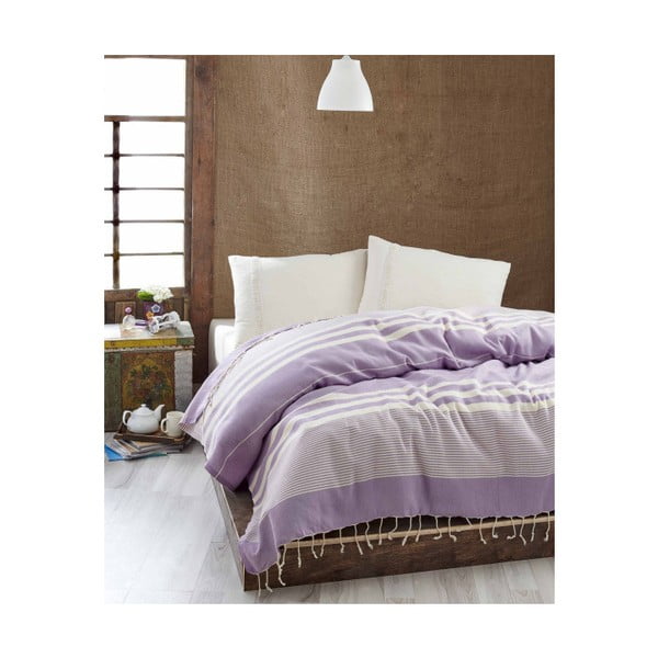Lengvas lovos užtiesalas Hereke Lilac, 200 x 235 cm