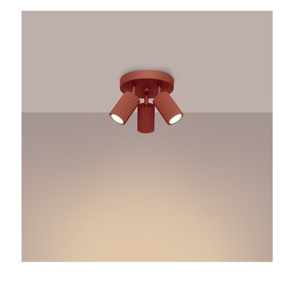 Raudonos plytų spalvos taškinis šviestuvas Gleam – Sollux-image-2