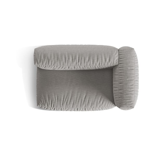 Modulinė sofos dalis šviesiai pilkos spalvos (su dešiniuoju kampu) Martina – Micadoni Home-image-4