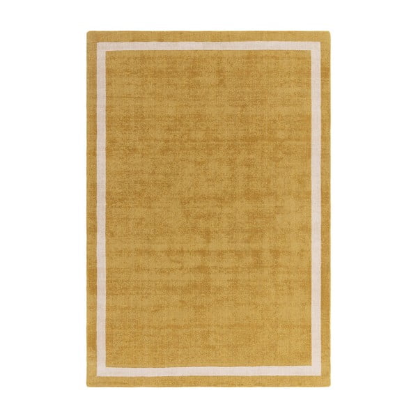 Rankų darbo iš vilnos kilimas ochros spalvos 68x240 cm Albi – Asiatic Carpets
