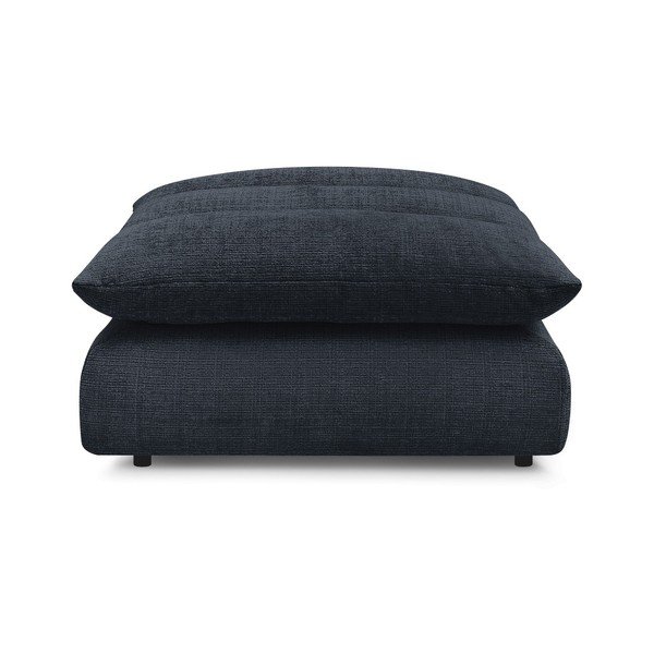 Tamsiai mėlynos spalvos taburetė iš šenilinio audinio Neil – Bobochic Paris-image-3