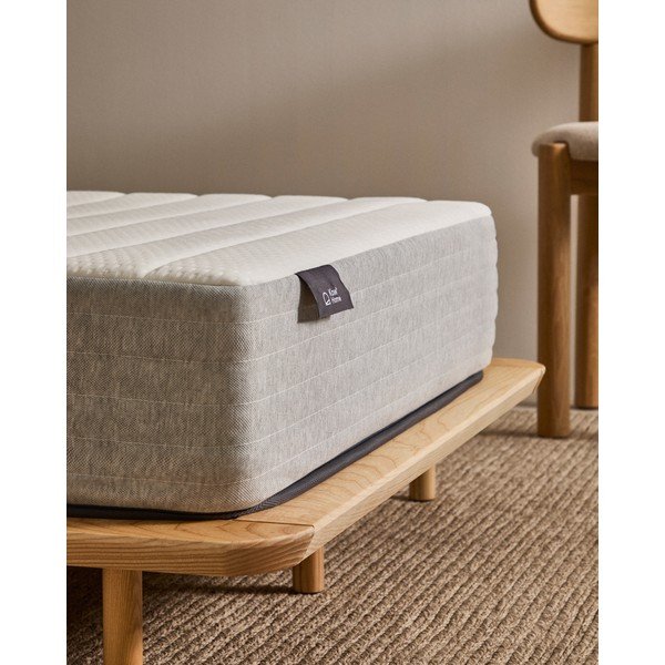 Kietas su termo regulacija čiužinys su spyruoklėmis 135x190 cm Juno – Kave Home-image-2