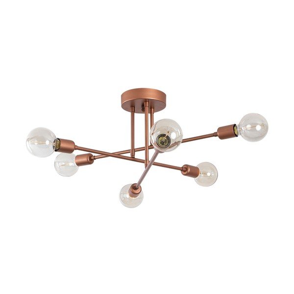 Bronzinės spalvos lubinis šviestuvas 64x64 cm Flower – Opviq lights