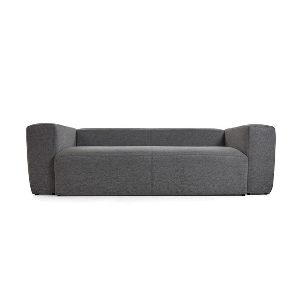 Tamsiai pilka sofa Kave Home Blok-image-3