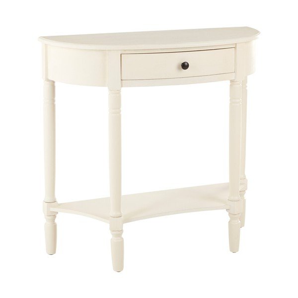 Baltos spalvos iš pušies masyvo konsolinis staliukas 33x81 cm Heritage – Premier Housewares