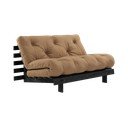 Sulankstoma sofa rudos spalvos 140 cm Roots Black Night – Karup Design