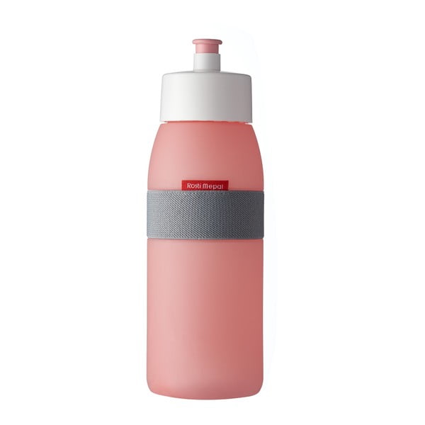 Rožinis vandens buteliukas "Rosti Mepal Ellipse Sports", 500 ml