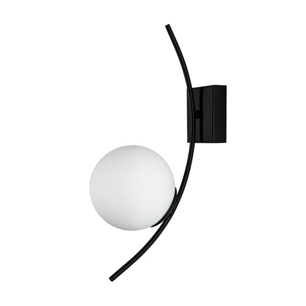 Juodos spalvos sieninis šviestuvas Squid Lighting Yay, aukštis 44 cm-image-2