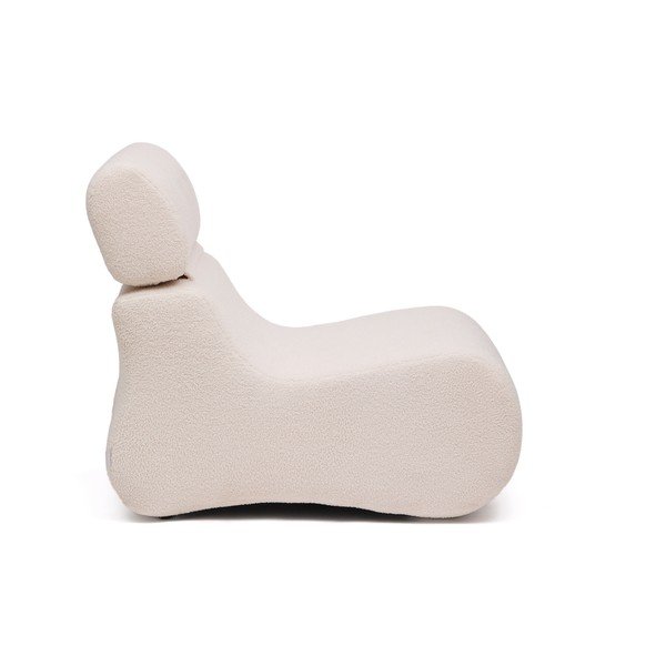 Dramblio kaulo spalvos krėslas iš boucle Club – Kave Home-image-3
