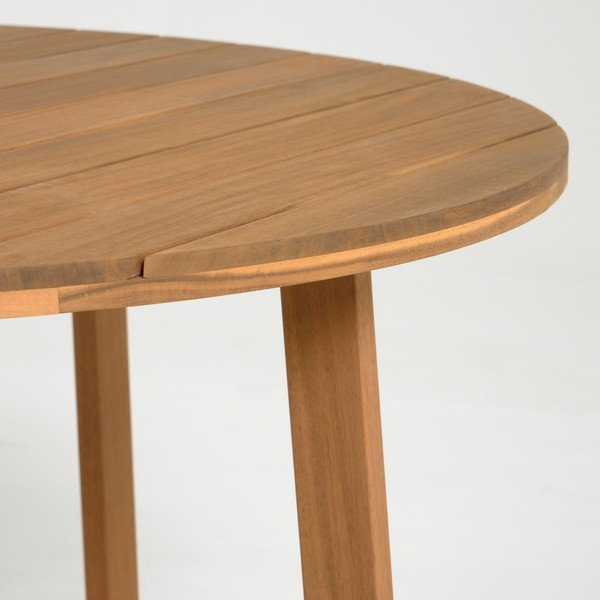 Akacijos medienos sodo valgomojo stalas Kave Home Dafne, skersmuo 120 cm-image-1