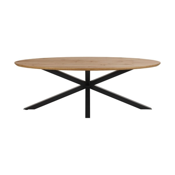 Valgomojo stalas su ąžuolo dekoro stalviršiu 100x220 cm Heaven – Actona