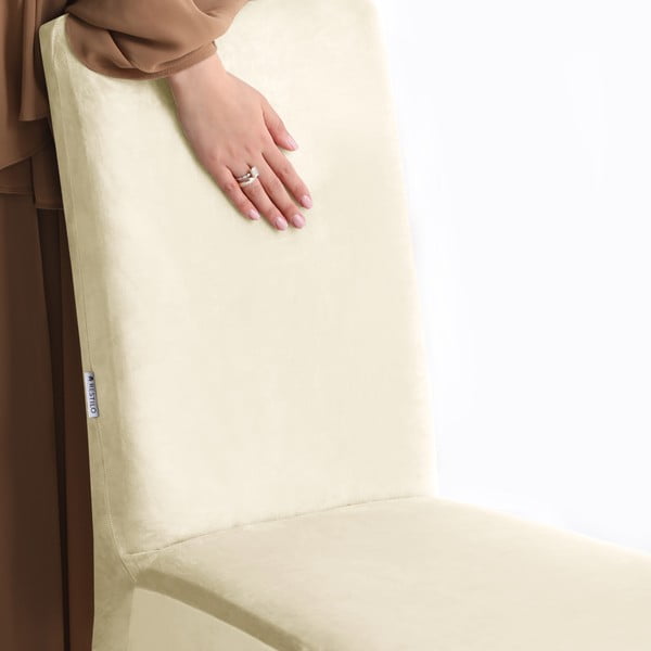 Kreminės spalvos įtempiamas kėdei baldų apmušalas 48 cm Sento – Restilo-image-4