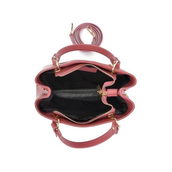 Rožinė odinė rankinė Roberta M Salma Rosa-image-3