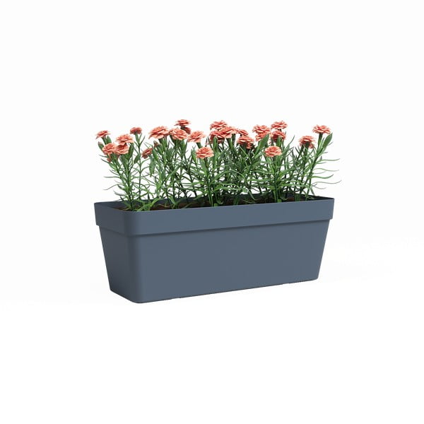 Iš perdirbto plastiko vazonas gėlėms su savaiminio laistymo funkcija 50 cm Capri – Artevasi-image-2