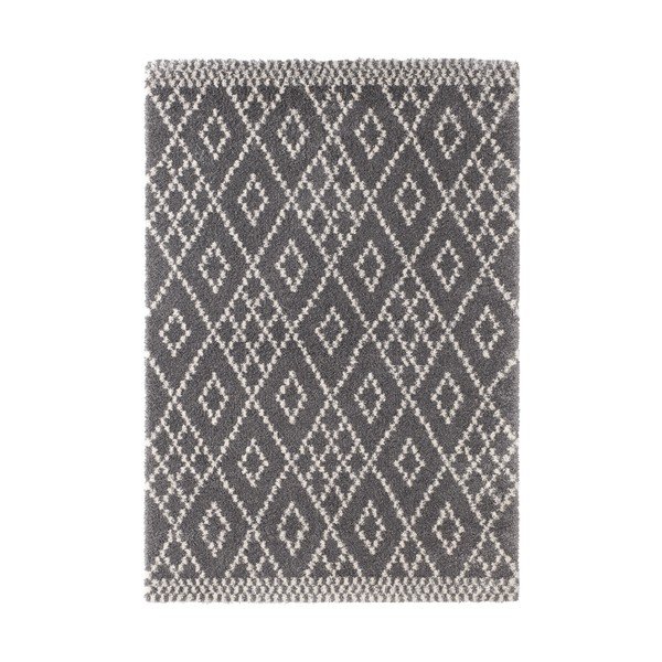 Tamsiai pilkas kilimas Mint Rugs Ornament, 120 x 170 cm
