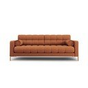 Sofa raudonos plytų spalvos 217 cm Bali – Cosmopolitan Design