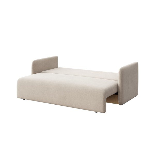 Smėlio spalvos iš velveto sulankstoma sofa 220 cm Chaum – Rodier-image-4