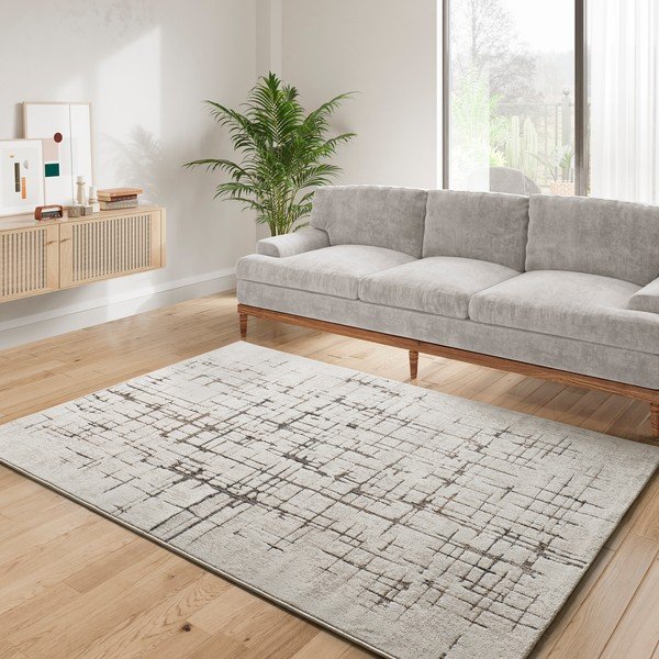 Kreminės spalvos kilimas 133x190 cm Ceres – Universal-image-1