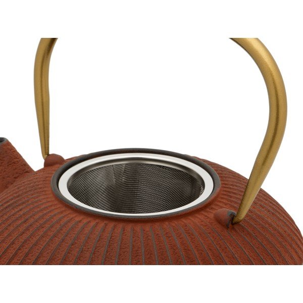 Iš ketaus arbatinukas šviesiai raudonos spalvos 1,1 l Linhai – Bredemeijer-image-4