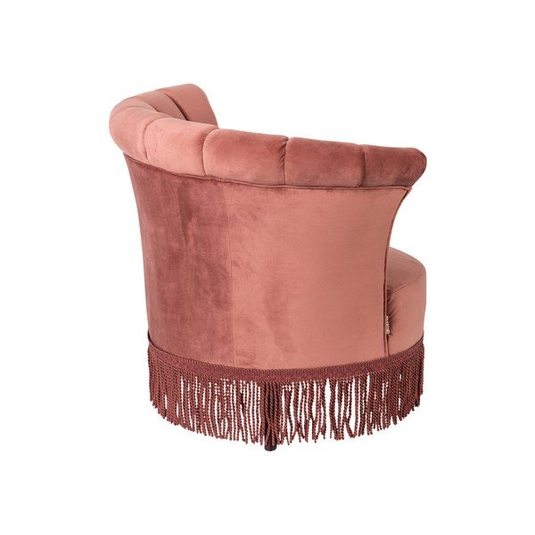 Rožinis fotelis Dutchbone Flarir-image-4