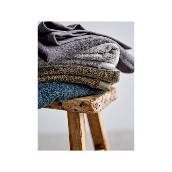 Pilkas organinės medvilnės rankšluostis 50x100 cm Comfort - Södahl-image-4