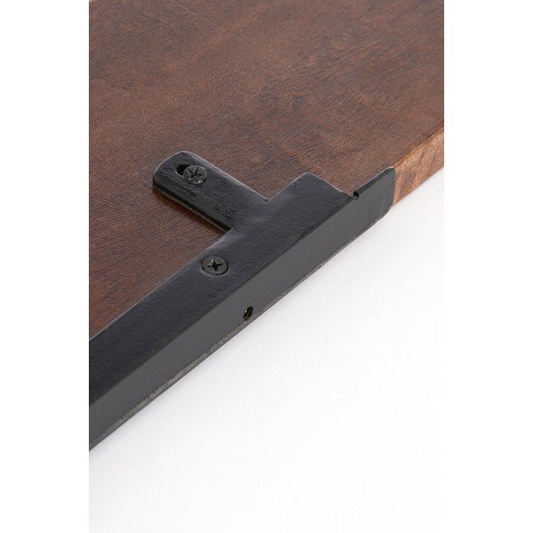 Sieninė lentyna iš mango masyvo rudos spalvos 70 cm Ginosa – Light & Living-image-3