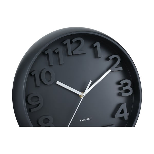 Sieninis laikrodis ø 33,5 cm Elevated Classic Numbers – Karlsson-image-4