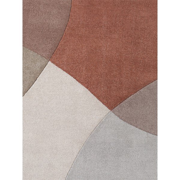 Rankų darbo smėlio spalvos iš vilnos apvalios formos kilimas ø 160 cm Hackney Clarissa – Ted Baker-image-3