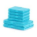 Mėlynos spalvos iš frote audinio iš bambuko mišinio vonios rankšluosčių rinkiniai 6 vnt. Bamby – DecoKing