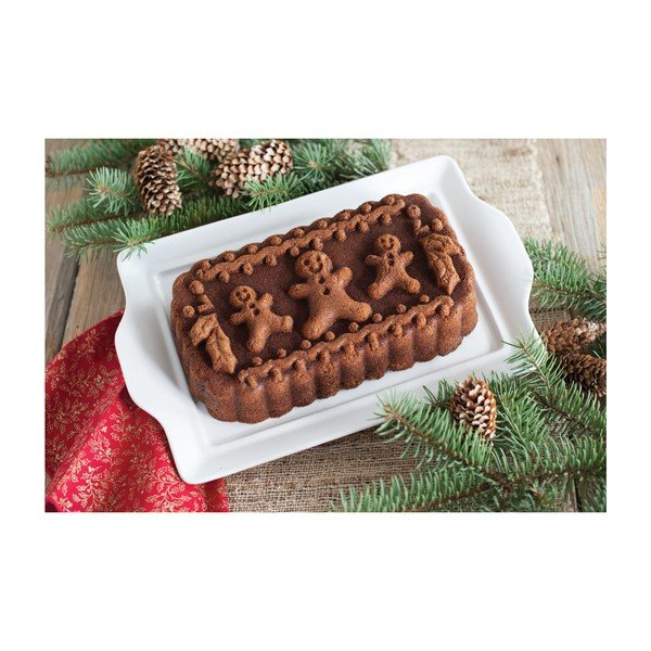 Sidabrinės spalvos sumuštinių forma Nordic Ware Gingerbread Family, 1,4 l-image-2